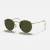 Óculos Ray-Ban Round Metal RB3447L 001 50-21 Polido Ouro