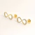 Brinco Infinito com Brilhante em Ouro 18K