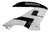 Cacha De Tanque Derecha Motomel Skua 150 Blanca Con Negro