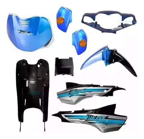 Kit De Plasticos Motomel Blitz 110 V8 Original Mod. Nuevo