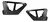 Kit Cachas Laterales Internas Motomel Cg 150 S2 Originales