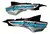 Cachas Bajo Asiento Motomel Blitz 110 Tunning Azul Original