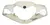 Cubre Optica Motomel Blitz 110 V8 New Original Blanco
