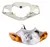 Cubre Optica+optica Completa Motomel Blitz 110 V8 Blanco Ori
