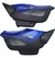 Cachas Laterales Zanella Rx 150 Original Azul Motos Franco