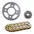 Kit Corona Piñon Y Cadena Corven Triax 200 Cadena Dorada