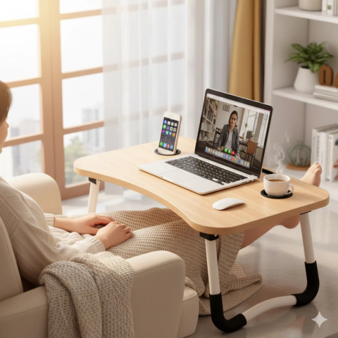 Mesa Dobrável Portátil para Estudo e Trabalho. - comprar online