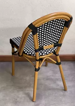 SILLA DIMITRIS ALUMINIO Y RATAN - tienda online