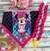 Kit Bandana+laço Tamanho M - Fêmea - Boutike & Cia