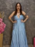 Vestido Longo Decote V Costas Aberta - comprar online