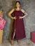 Vestido Midi Decote Laço