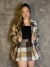 Conjunto Xadrez Blazer e Shorts Saia