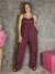 Conjunto Listrado Batinha e Calça