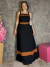 Vestido Longo Decote Alto