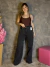 Calça Jeans Preta com Brilho