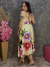 Vestido Midi Estampado Alça Larga - comprar online