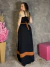 Vestido Longo Decote Alto - comprar online