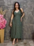 Vestido Midi Estampado Decote V - Mais Gata