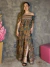 Imagem do Vestido Longuete de Manga Busto Elastico