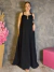 Vestido Decote com Pedras