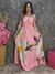 Vestido Longo Decote U Dourado - Mais Gata