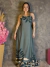 Vestido Longo Estampado Caimento Reto - loja online