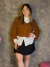 Shorts Saia Plissado na internet