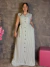 Vestido Longo Listrado De Botões