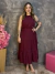 Vestido Midi Frente Unica