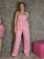 Conjunto Listrado Batinha e Calça - Mais Gata
