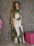 Vestido Frente única Longo na internet