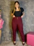 Calça Cenoura Com Elástico - Mais Gata