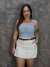 Cropped com Fivela Dourada - Mais Gata