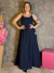 Vestido Longo Alça Com Missanga na internet