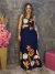Vestido Longo Alça Larga Estampado - loja online