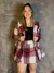 Conjunto Xadrez Blazer e Shorts Saia - Mais Gata