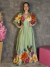 Vestido Longo Com Manga Decote V - loja online