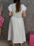 Imagem do Vestido Midi Manga Babado