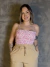 Cropped Busto Elástico com Alça - Mais Gata