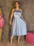 Vestido Midi Acetinado - Mais Gata