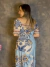 Vestido Longuete de Manga Busto Elastico - comprar online