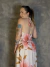 Vestido Longo Estampado Sem Decote - comprar online