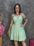 Vestido Curto Decote V costas de Amarrar - comprar online