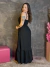 Vestido Longo Decote Reto - comprar online