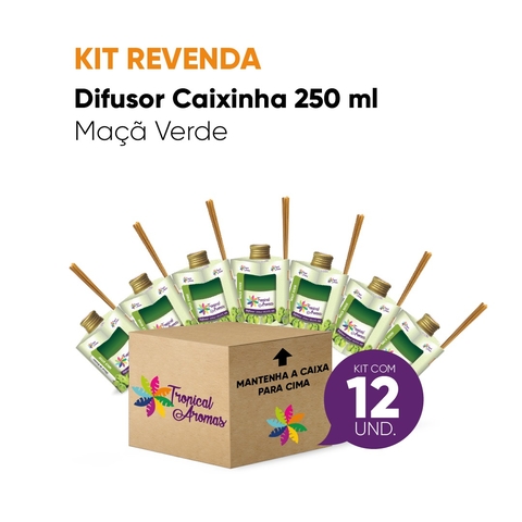 Kit Revenda Difusor Aromatizador de Ambiente Maçã Verde