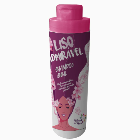 Condicionador Para Cabelos Lisos Liso Admirável - Beleza Tropical (800ml)