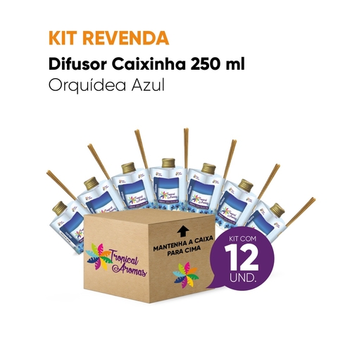 Kit Revenda Difusor Aromatizador de Orquídea Azul - comprar online