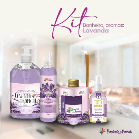 Kit Banheiro Lavanda - comprar online