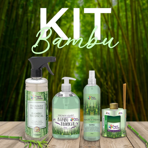 Kit Fragrâncias Bambu -Tropical Aromas - comprar online