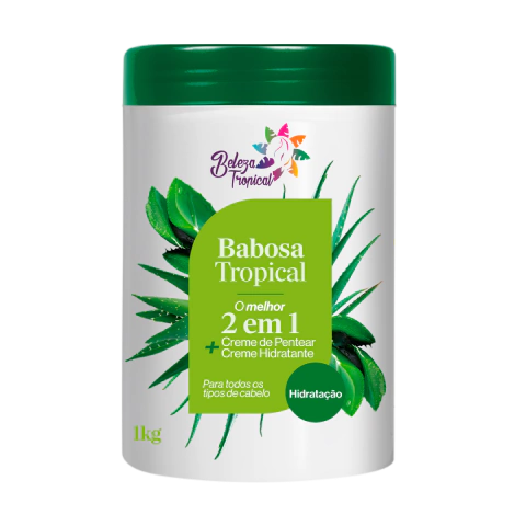 Creme 2 Em 1 De Pentear E Hidratar Babosa